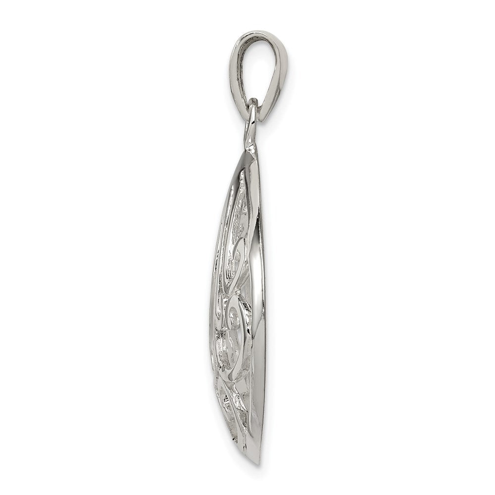 Sterlingsilber Wirbel Anhänger