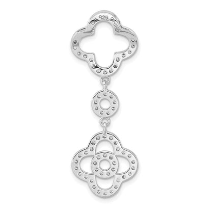 Sterlingsilber Poliert Fantasie Zirkonia Kette Anhänger