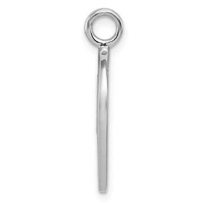 Sterlingsilber Rhodiniert Herz Anhänger