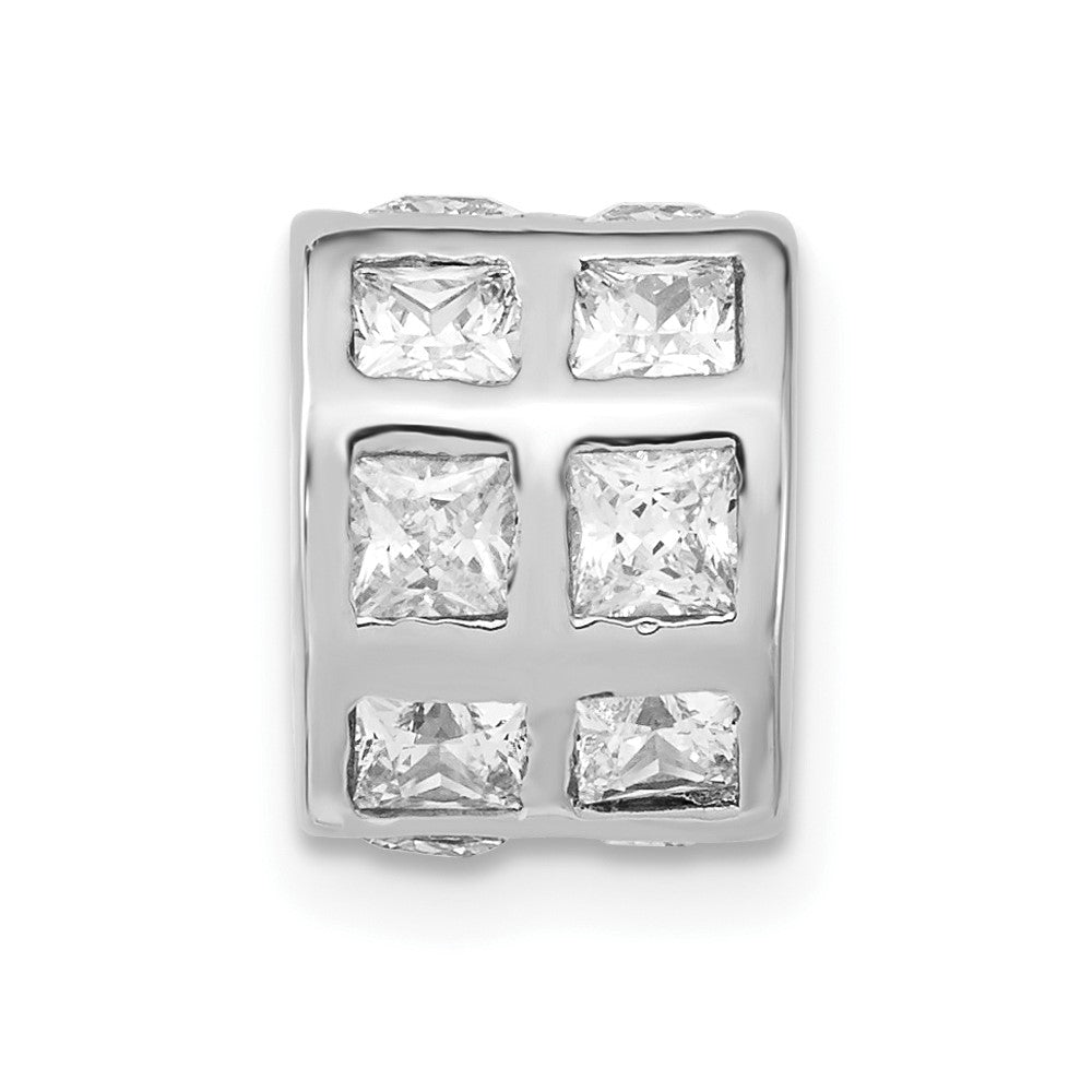 Sterlingsilber Poliert Zirkonia Perle