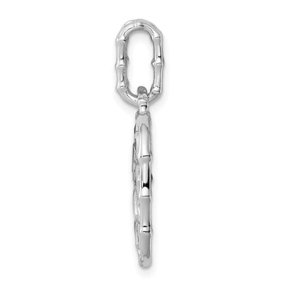 Sterlingsilber Rhodiniert Multi Edelstein Anhänger