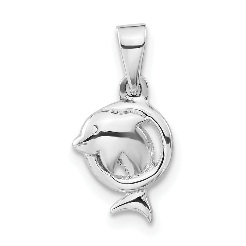 Sterlingsilber Poliert Delfin in Creole Anhänger