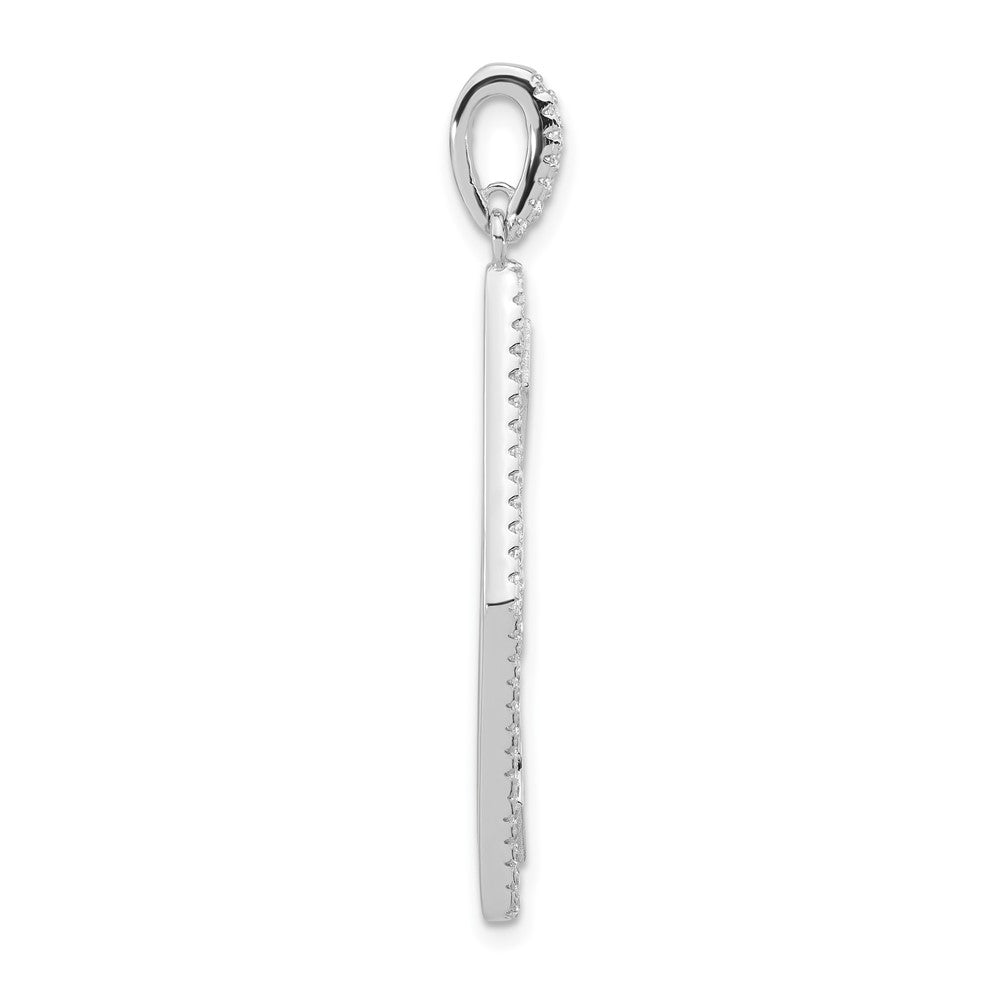 Sterlingsilber Rhodiniert Fantasie Zirkonia Anhänger