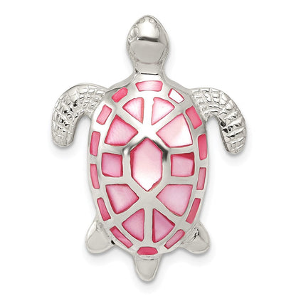 Sterlingsilber Rosa Perlmutt Schildkröte Anhänger