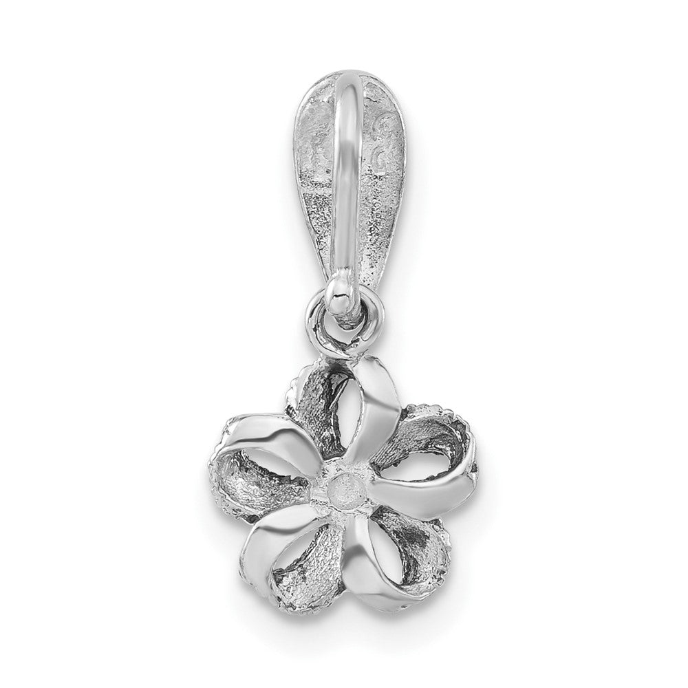 Sterlingsilber Antikisiert Markasit Blume Anhänger