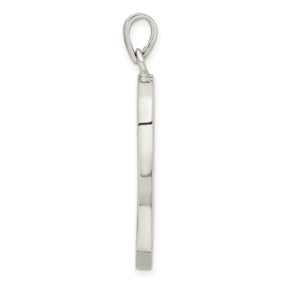 Sterlingsilber Onyx und Perlmutt Anhänger