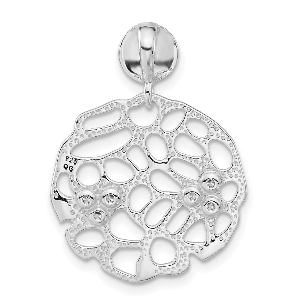 Sterlingsilber Poliert Fantasie Zirkonia Kette Anhänger