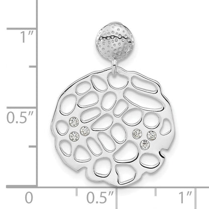 Sterlingsilber Poliert Fantasie Zirkonia Kette Anhänger