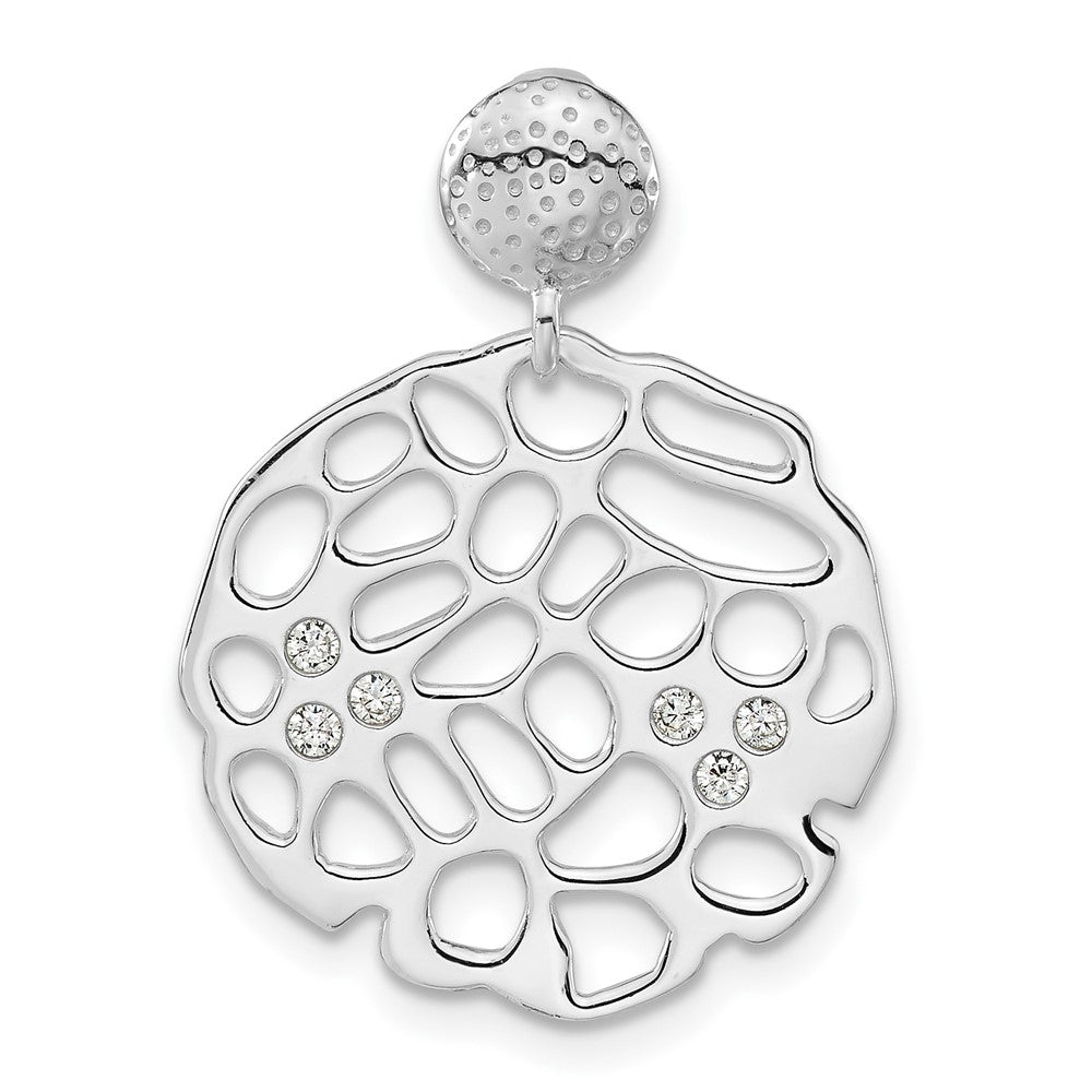 Sterlingsilber Poliert Fantasie Zirkonia Kette Anhänger