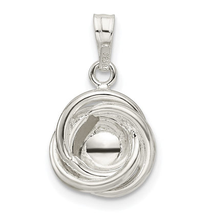 Sterlingsilber Poliert Synthetisch Perle Anhänger