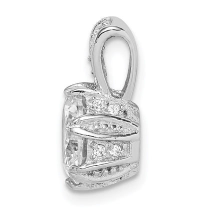 Sterlingsilber Rhodiniert Zirkonia Anhänger