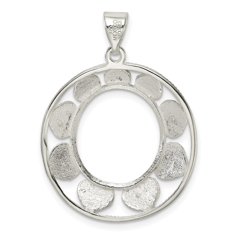 Sterlingsilber Diamantiert Herz Anhänger
