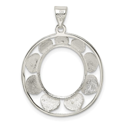Sterlingsilber Diamantiert Herz Anhänger