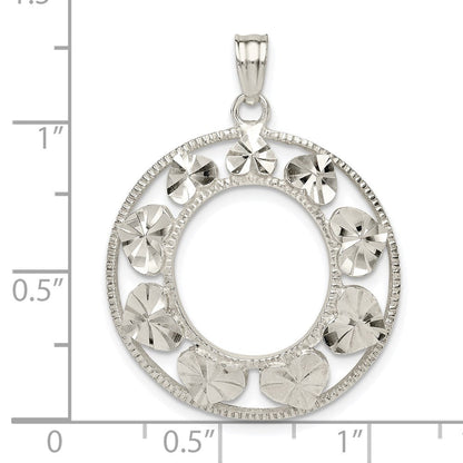 Sterlingsilber Diamantiert Herz Anhänger