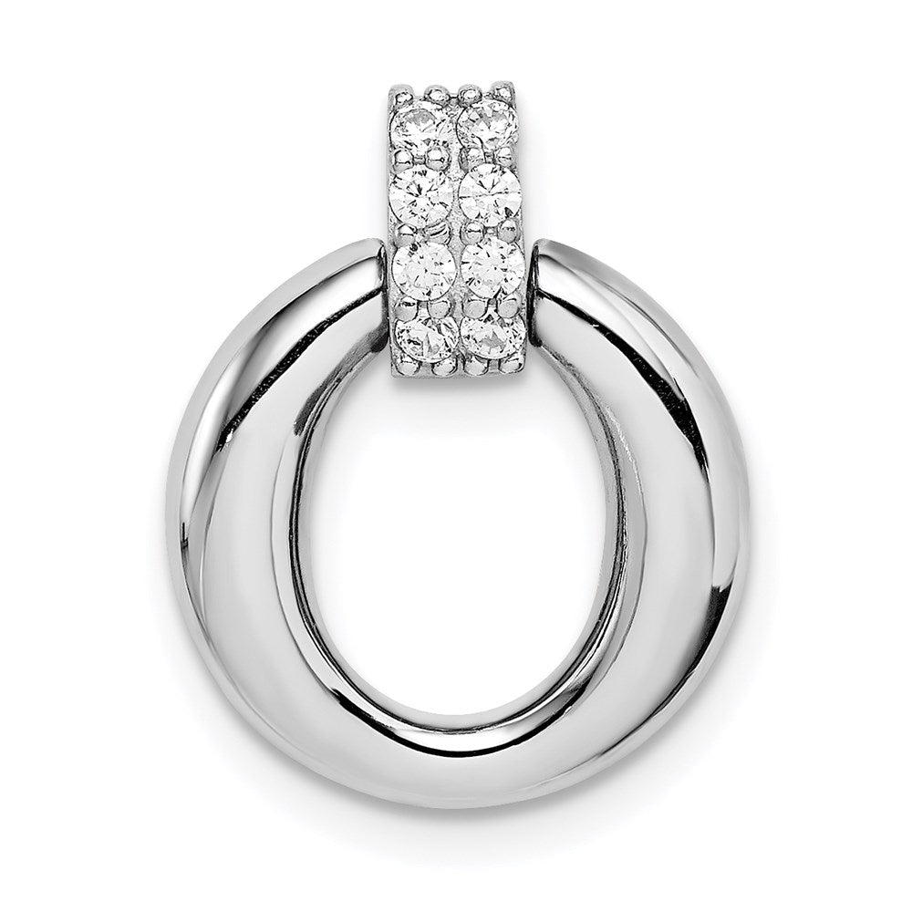 Sterlingsilber Rhodiniert Zirkonia Anhänger