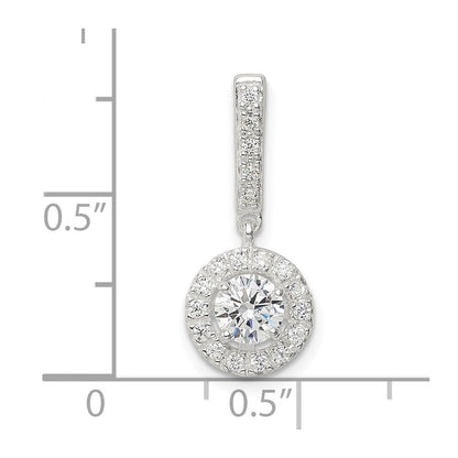 Sterlingsilber Zirkonia Heiligenschein Hängend Anhänger