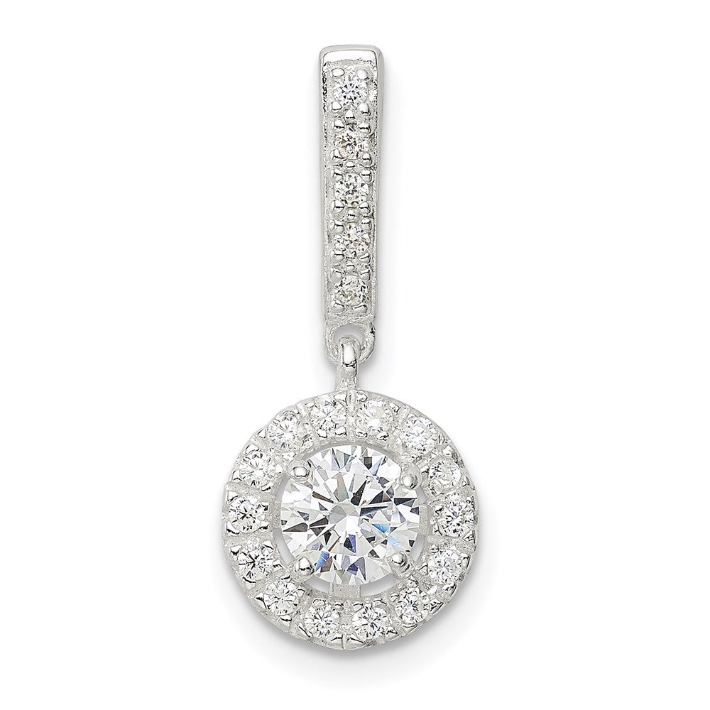 Sterlingsilber Zirkonia Heiligenschein Hängend Anhänger