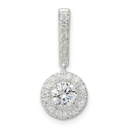 Sterlingsilber Zirkonia Heiligenschein Hängend Anhänger