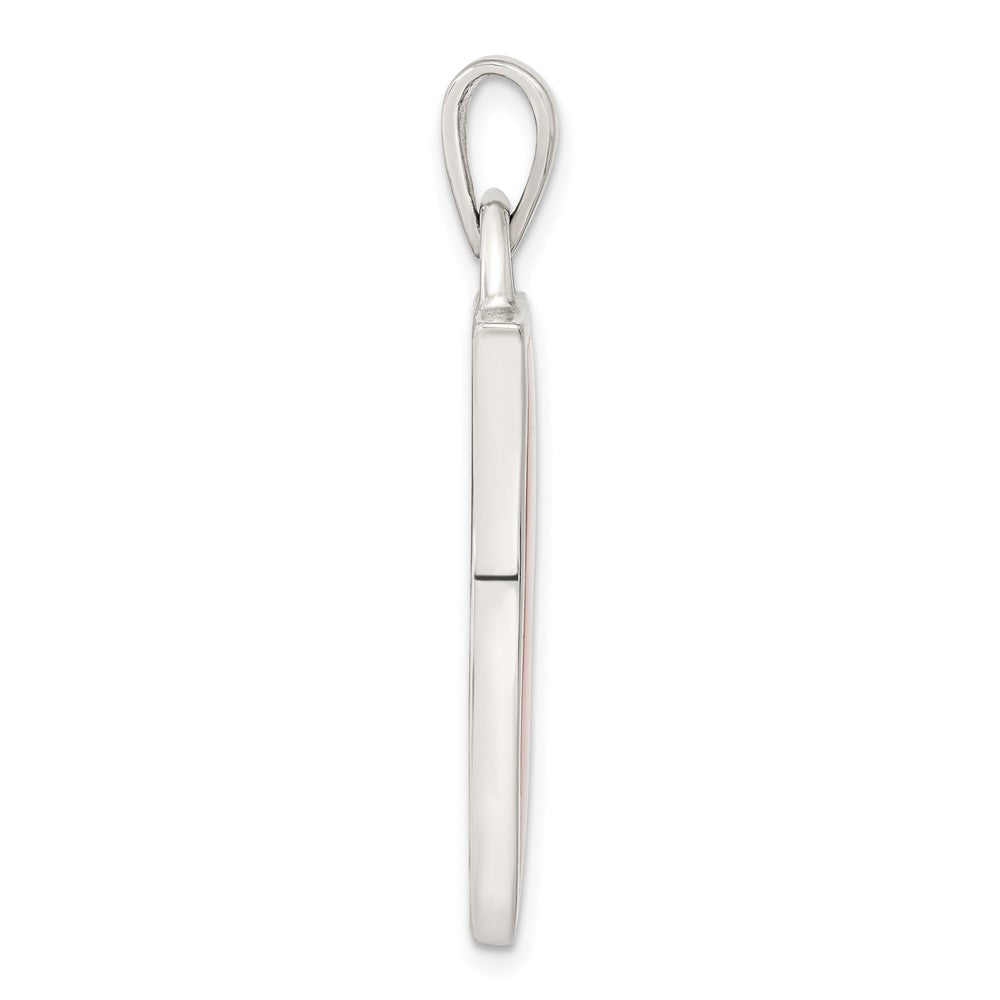 Sterlingsilber Rosa Perlmutt Anhänger