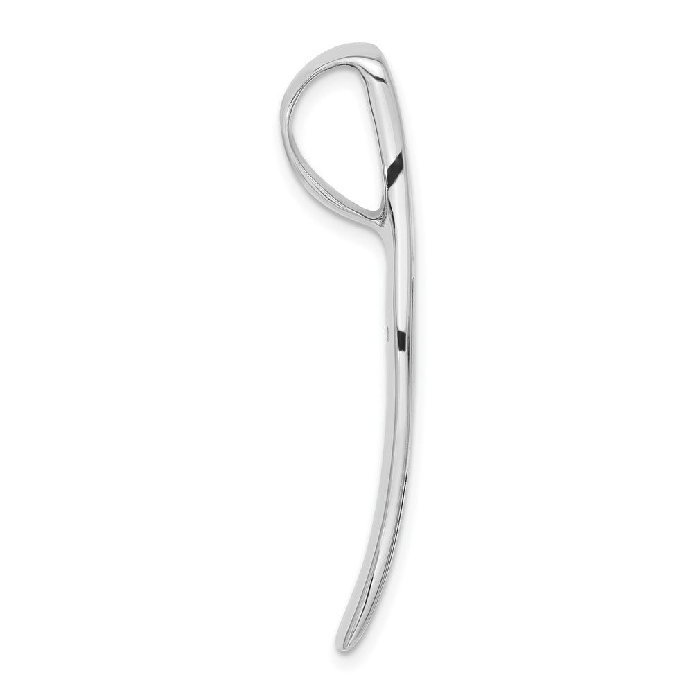 Sterlingsilber Rosa Perlmutt Gewellt Anhänger