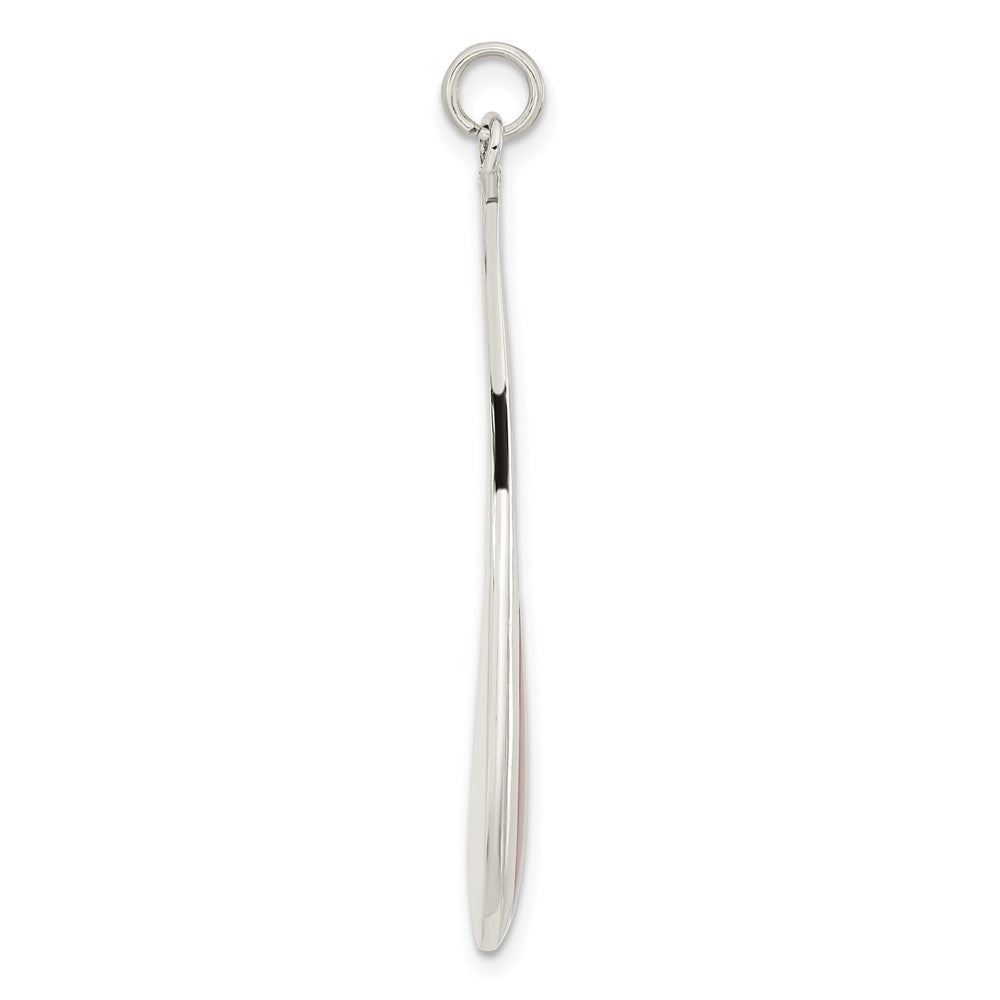 Sterlingsilber Rosa Perlmutt Anhänger