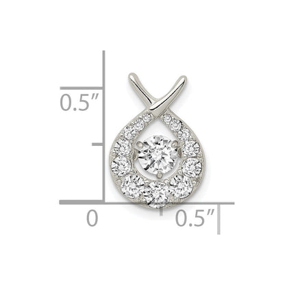 Sterlingsilber Lebhaft Zirkonia Anhänger