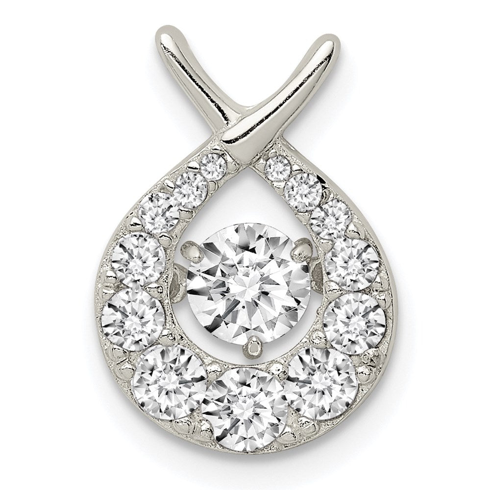 Sterlingsilber Lebhaft Zirkonia Anhänger