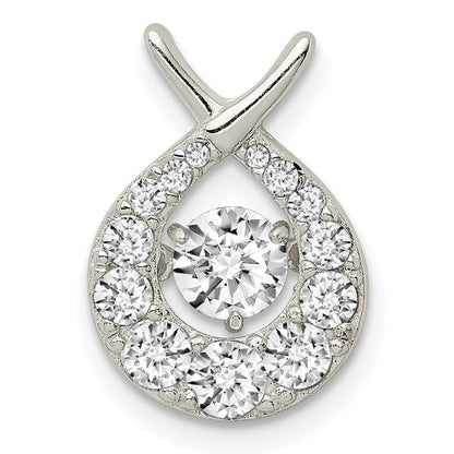 Sterlingsilber Lebhaft Zirkonia Anhänger