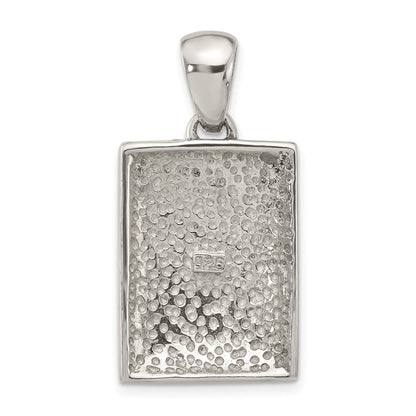 Sterlingsilber Rosa & Blau Perlmutt Sonnenstrahl Design Anhänger