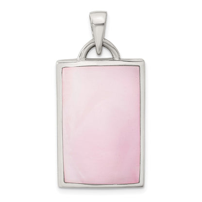 Sterlingsilber Rosa Perlmutt Anhänger