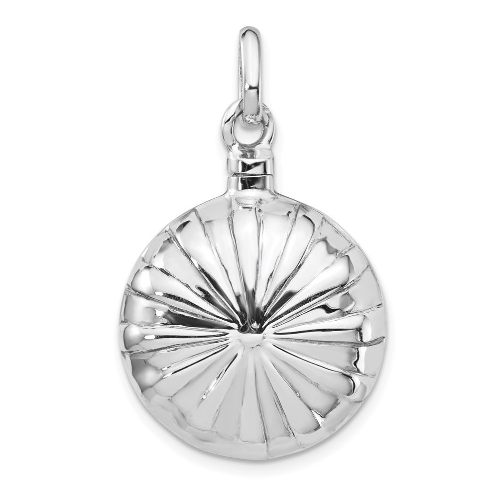 Sterlingsilber Rhodiniert Gewölbt Ash Halter Anhänger