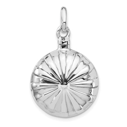 Sterlingsilber Rhodiniert Gewölbt Ash Halter Anhänger