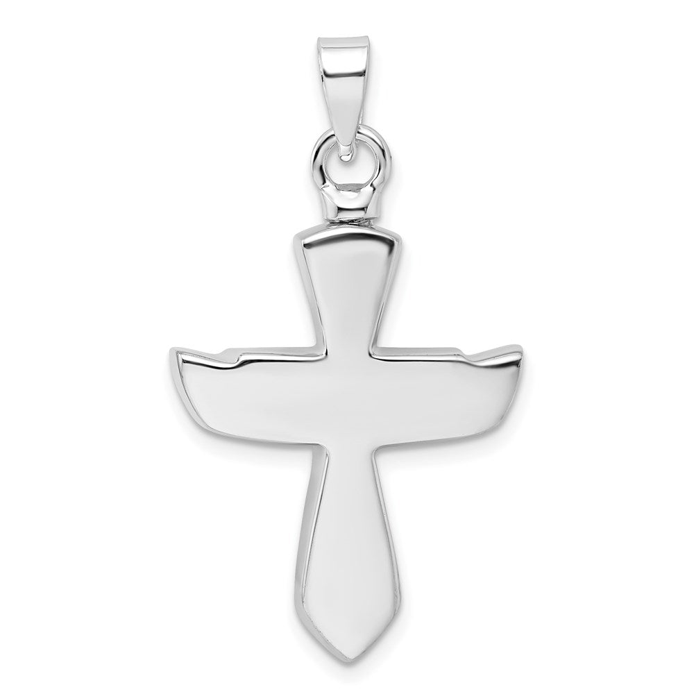 Sterlingsilber Rhodiniert Antikisiert Kreuz mit Herz Ash Holderpenda