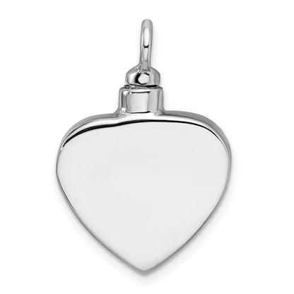 Sterlingsilber Rhodiniert Emailliert Paw Prints Herz Ash Halter