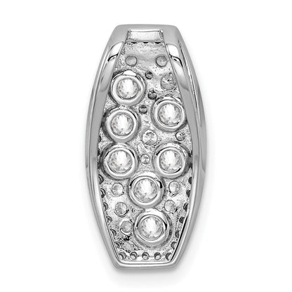 Sterlingsilber Rhodiniert Zirkonia Anhänger