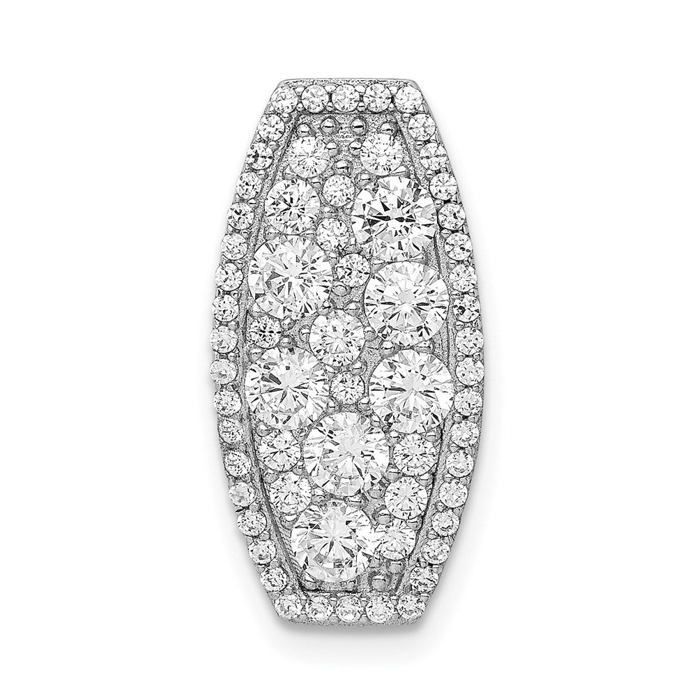Sterlingsilber Rhodiniert Zirkonia Anhänger
