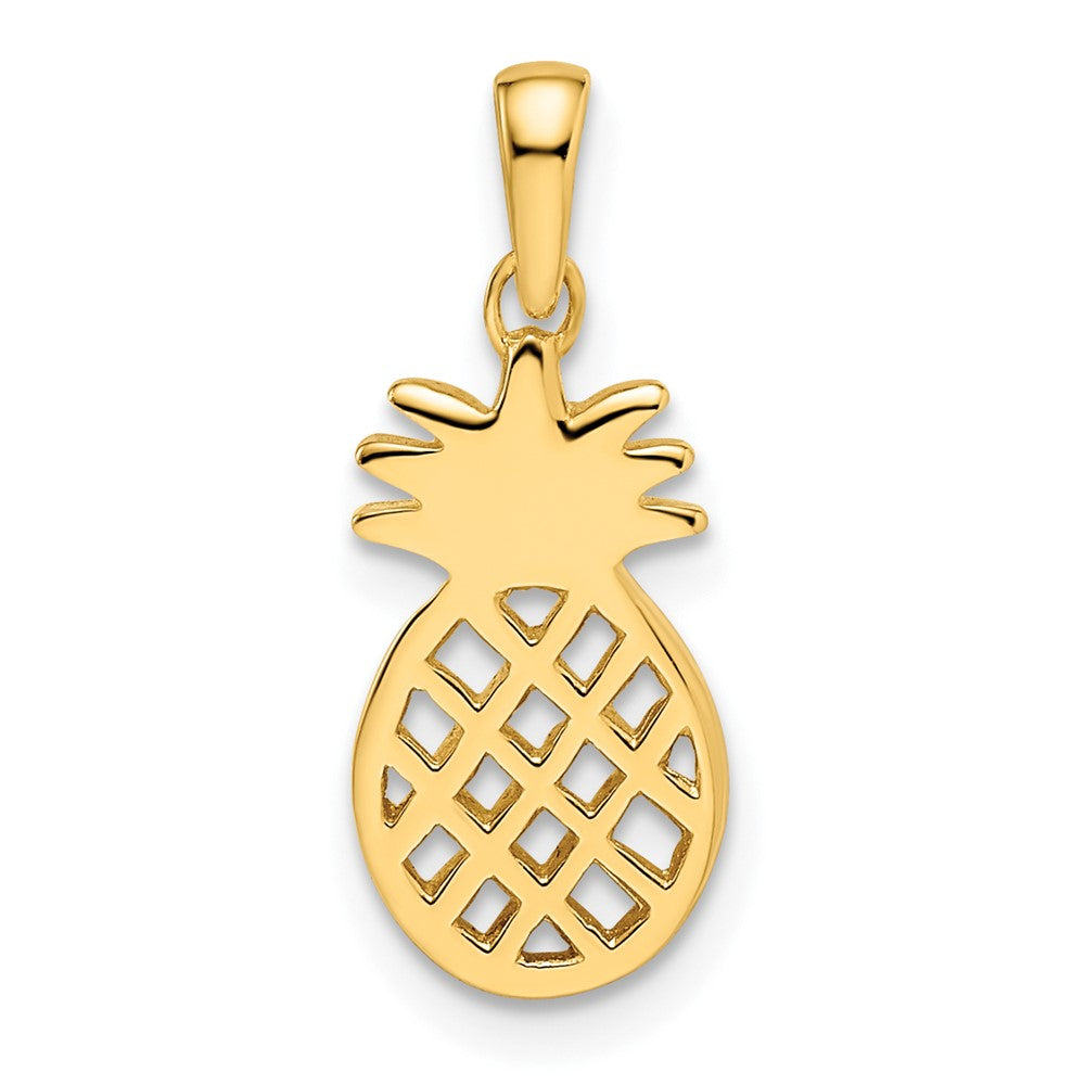 Ss/vergoldet Sterlingsilber Vergoldet Pineapple Anhänger