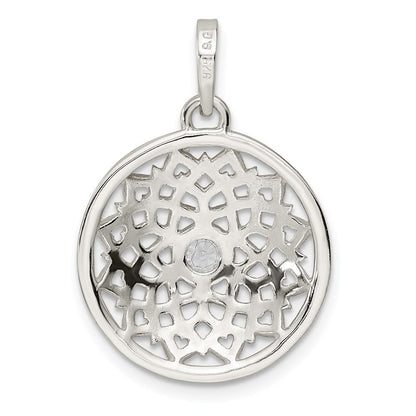 Sterlingsilber Zirkonia Krone Chakra Anhänger
