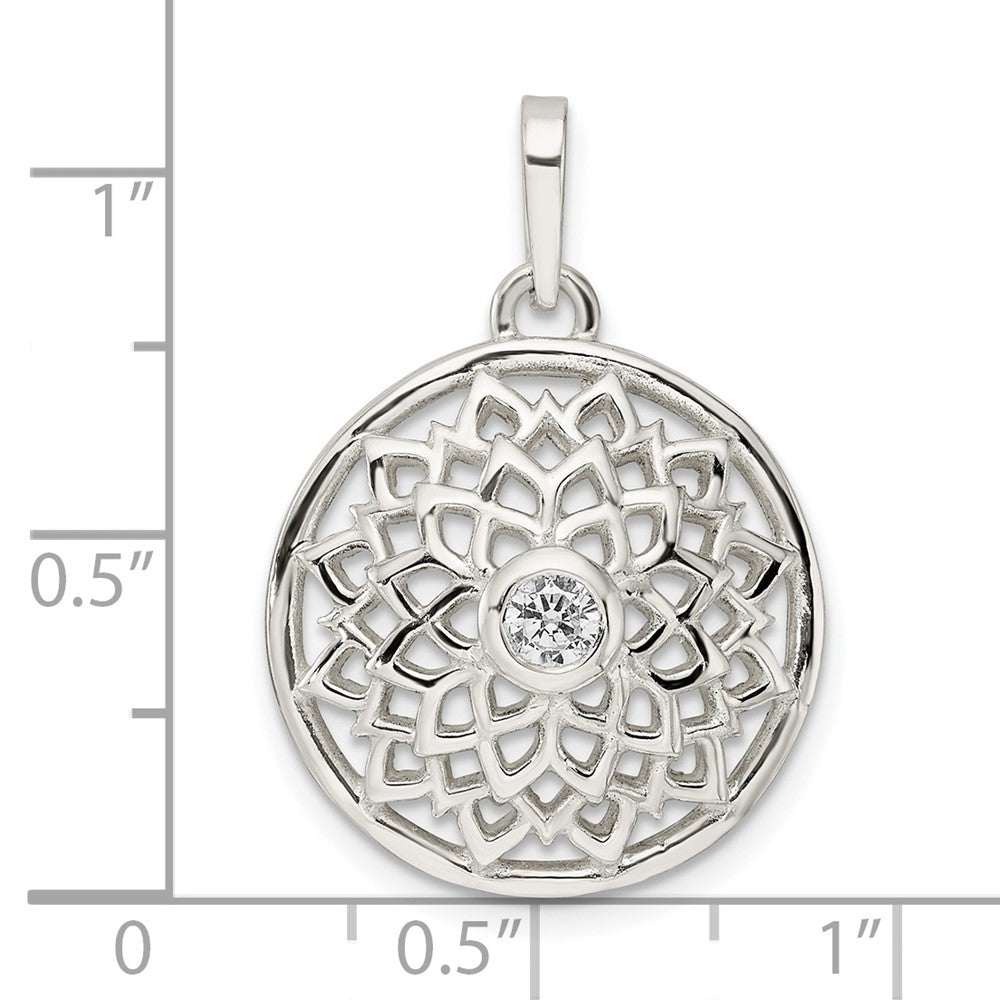 Sterlingsilber Zirkonia Krone Chakra Anhänger