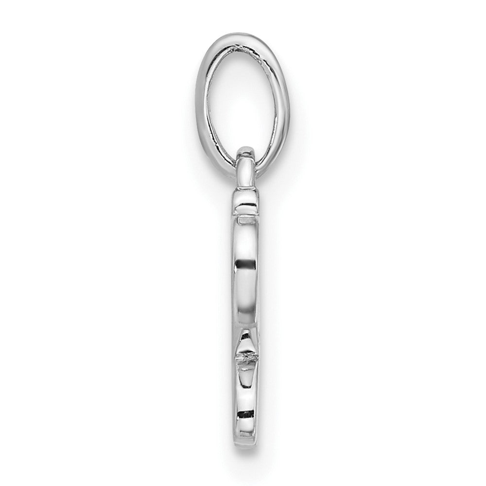 Sterlingsilber Rhodiniert Blau & Rosa Emaille Schmetterling Kinder Anhänger