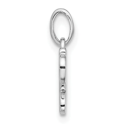 Sterlingsilber Rhodiniert Blau & Rosa Emaille Schmetterling Kinder Anhänger