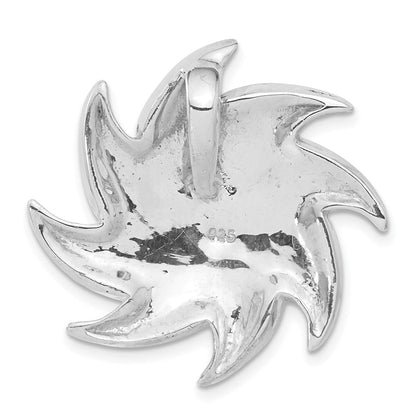 Sterlingsilber Rosa Muschel Sonne Design Anhänger