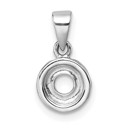 Sterlingsilber Rhodiniert Kinder Emaille Donut Anhänger