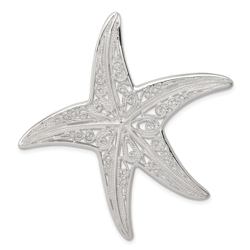 Sterlingsilber Fantasie Seestern Anhänger