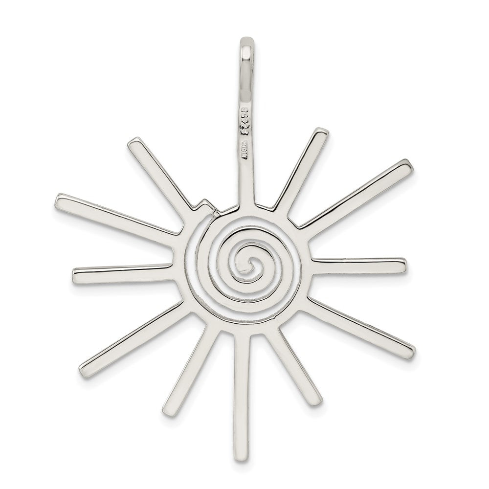 Sterlingsilber Fantasie Sonne Anhänger