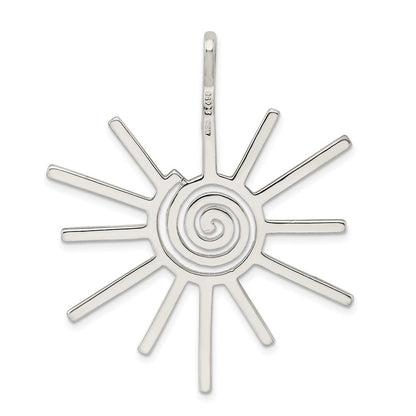 Sterlingsilber Fantasie Sonne Anhänger