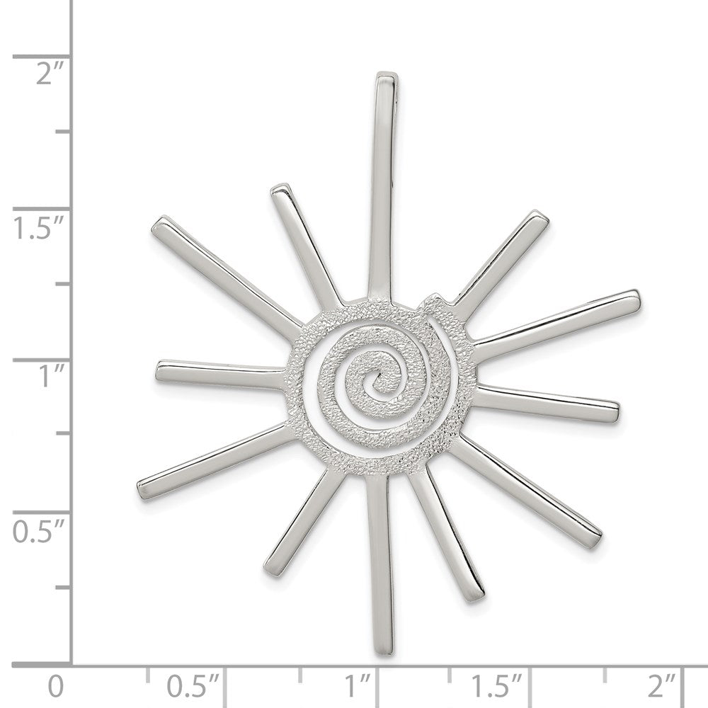 Sterlingsilber Fantasie Sonne Anhänger