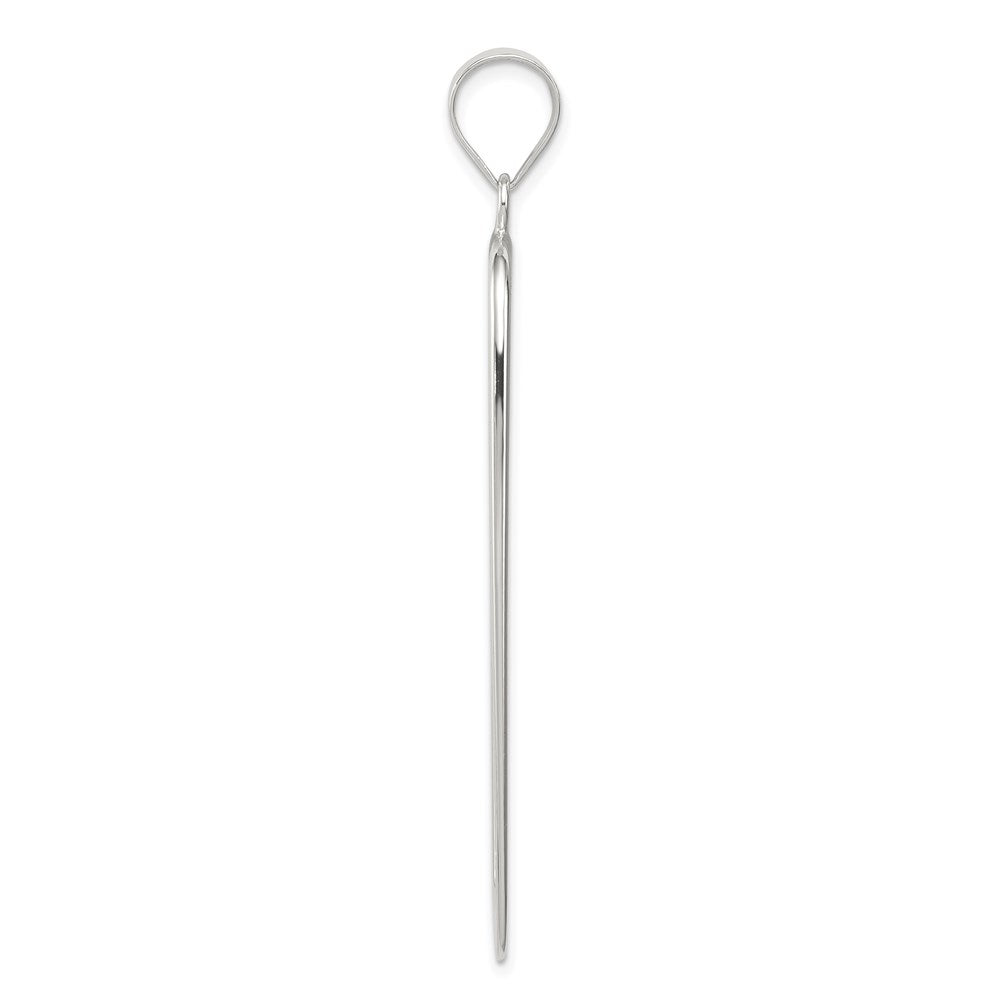Sterlingsilber Rechteck Anhänger