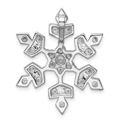 Sterlingsilber Rhodiniert Zirkonia Anhänger