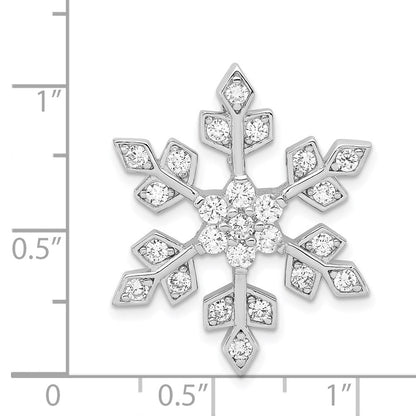 Sterlingsilber Rhodiniert Zirkonia Anhänger